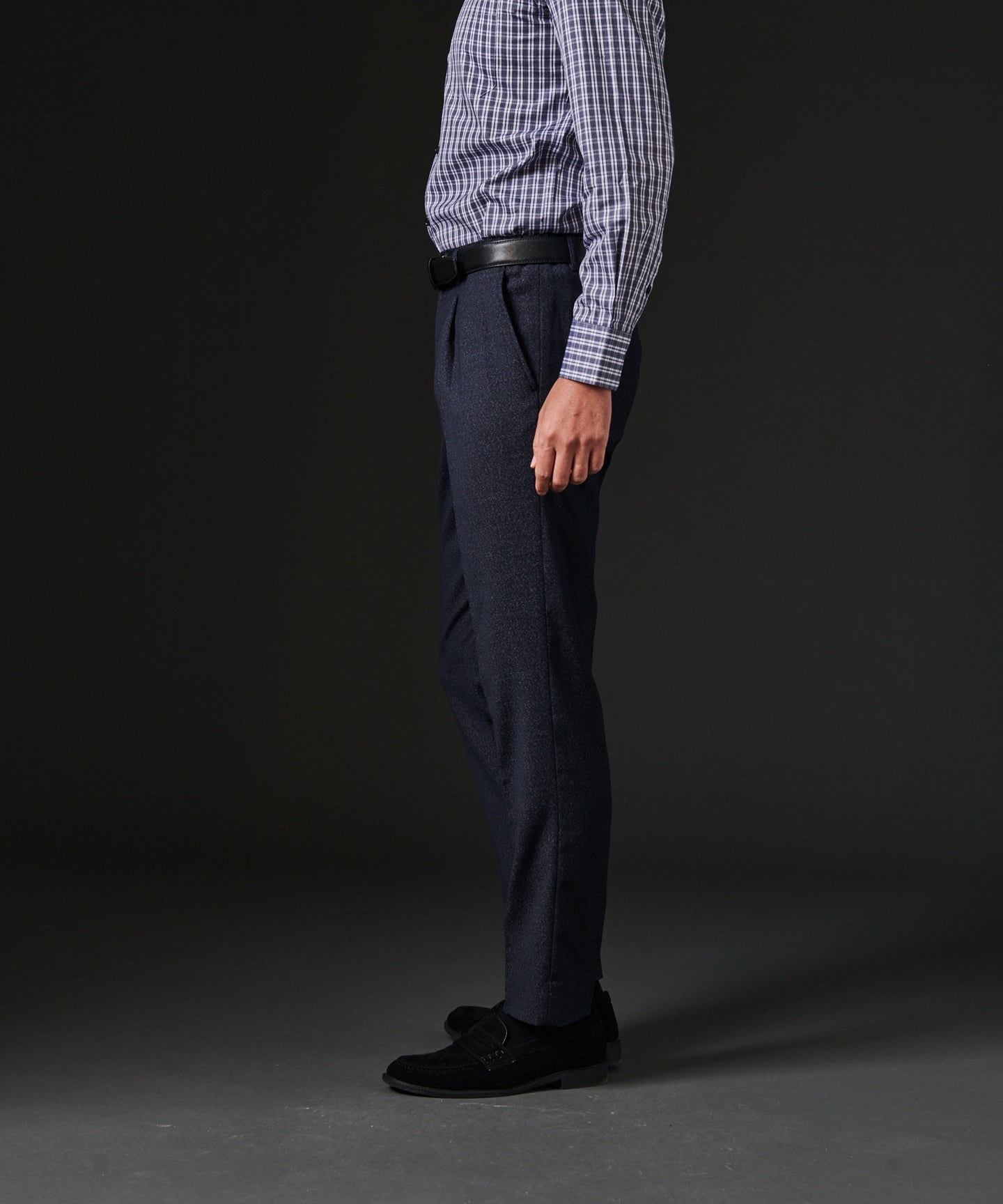 HIROKO KOSHINO LUMILETウールSETUPパンツ